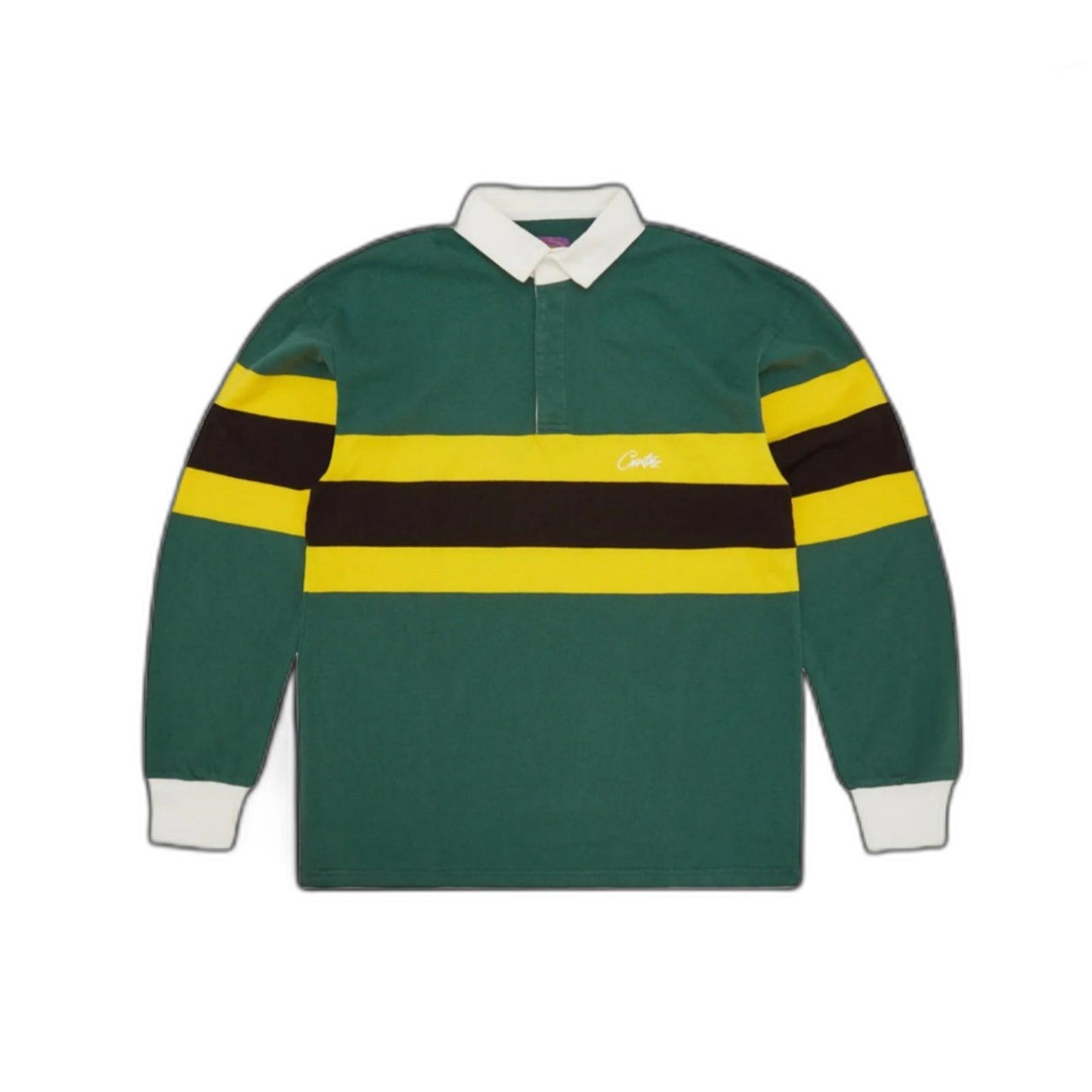 Corteiz Rugby Shirt - Forest Green