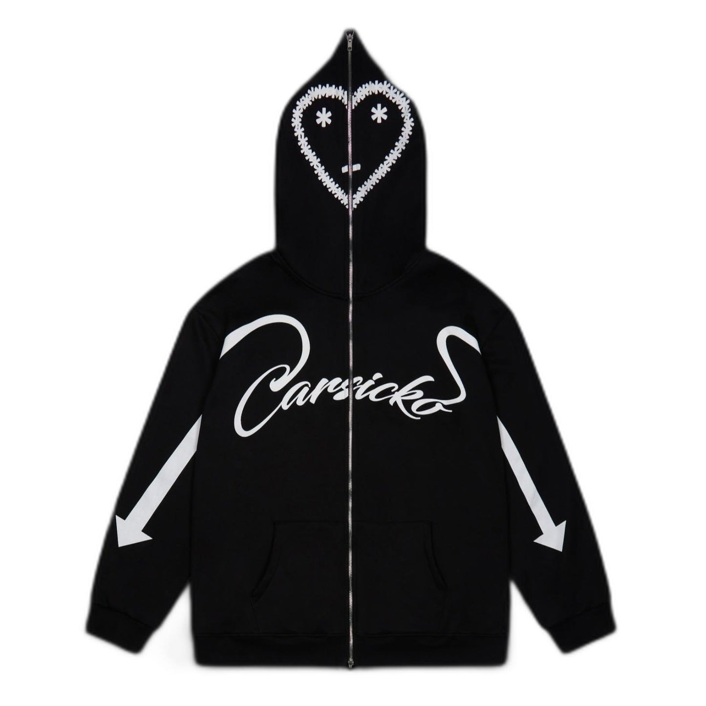 Carsicko Love Spread Full Zip Hoodie - University Black