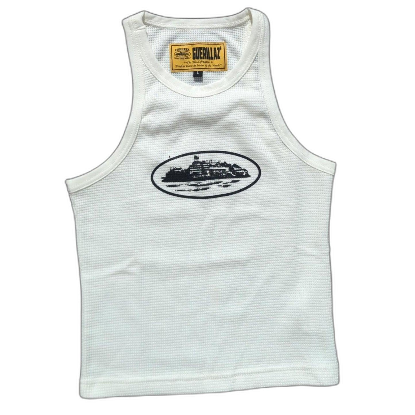 Corteiz White Black Tank Top Women's