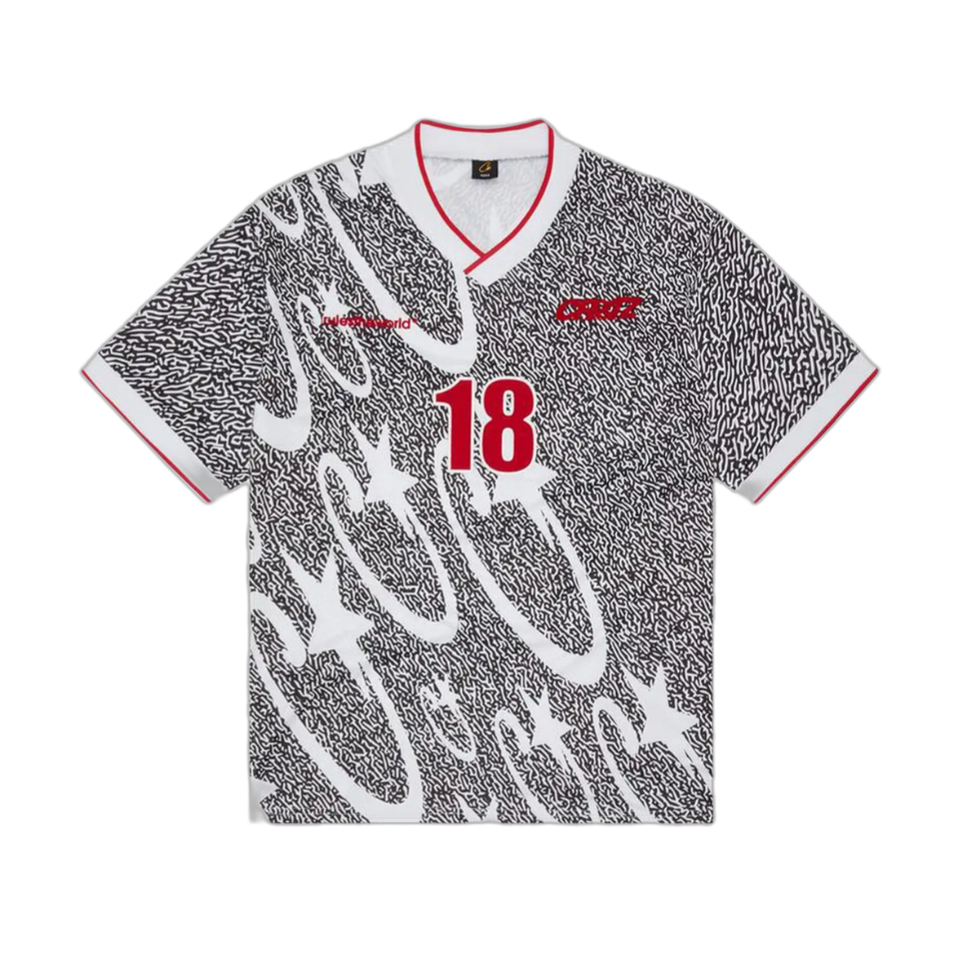 Corteiz Stellations Football Jersey - Black