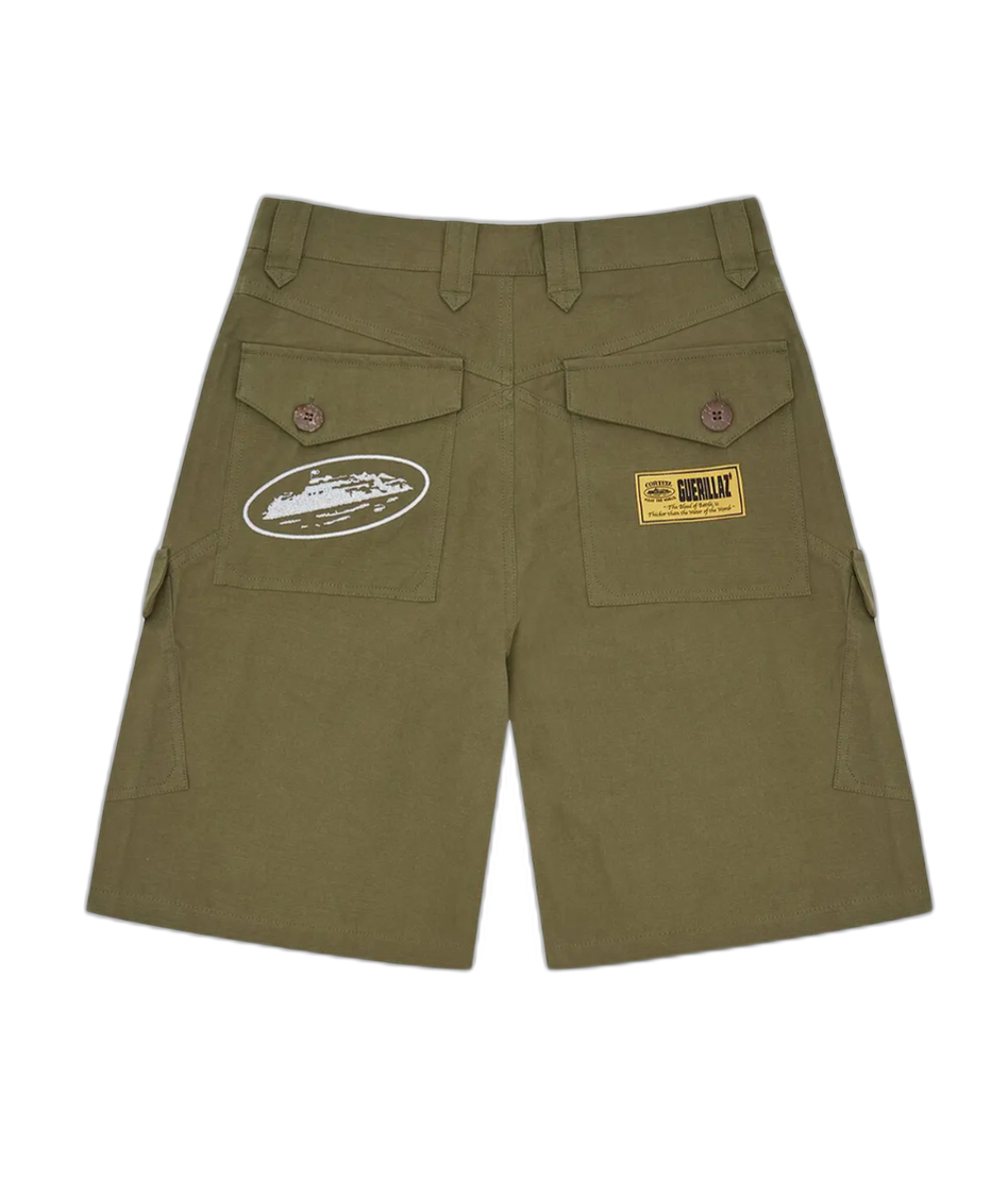 Corteiz Storm Cargo Shorts - Khaki