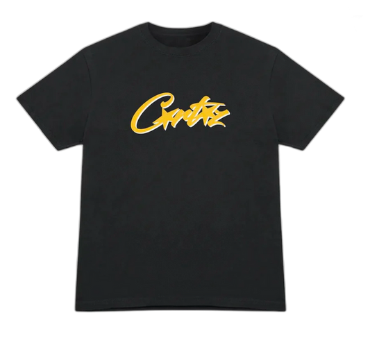 Corteiz OG Allstarz Tee - Black & Yellow