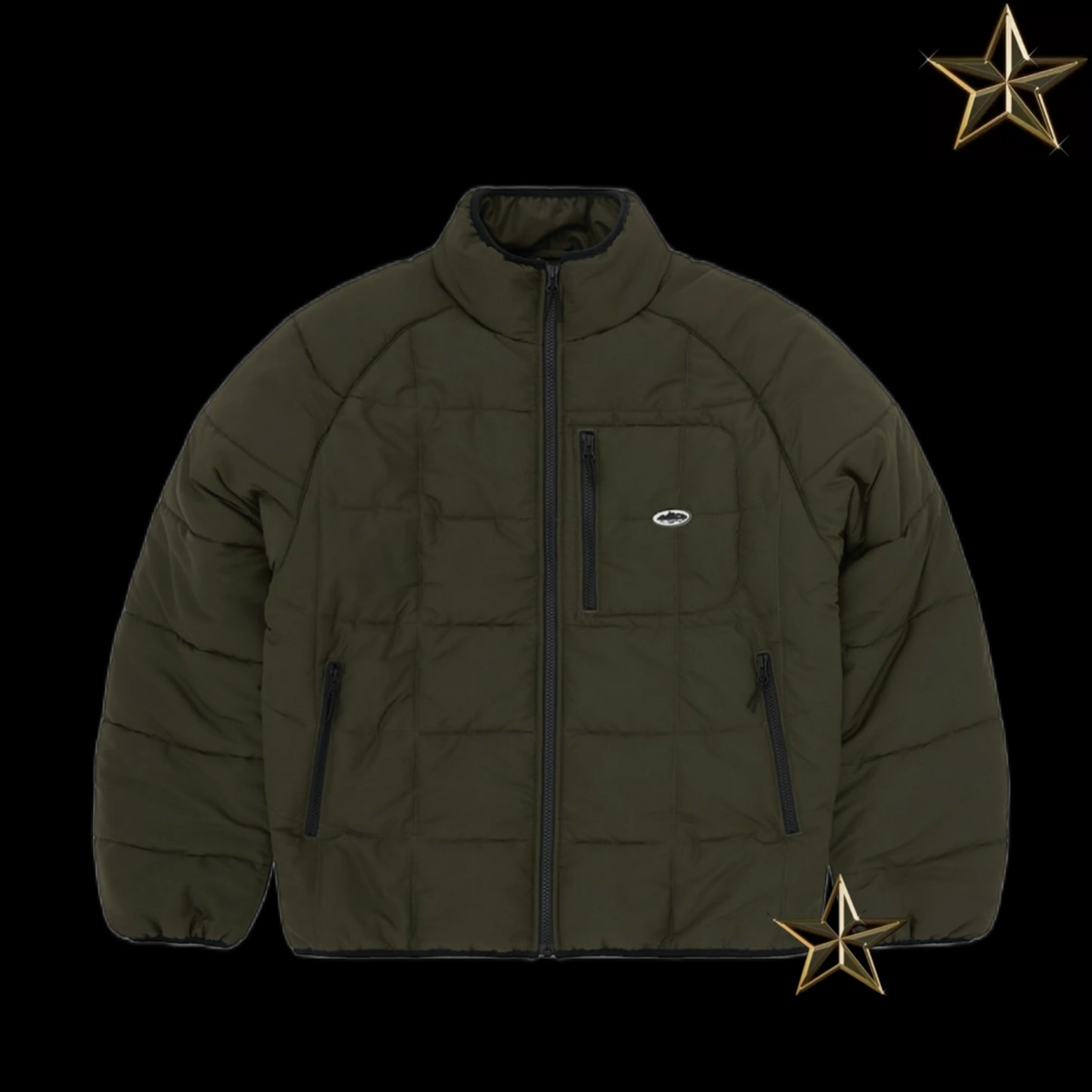 Corteiz Bellic Insulated Jacket - Olive