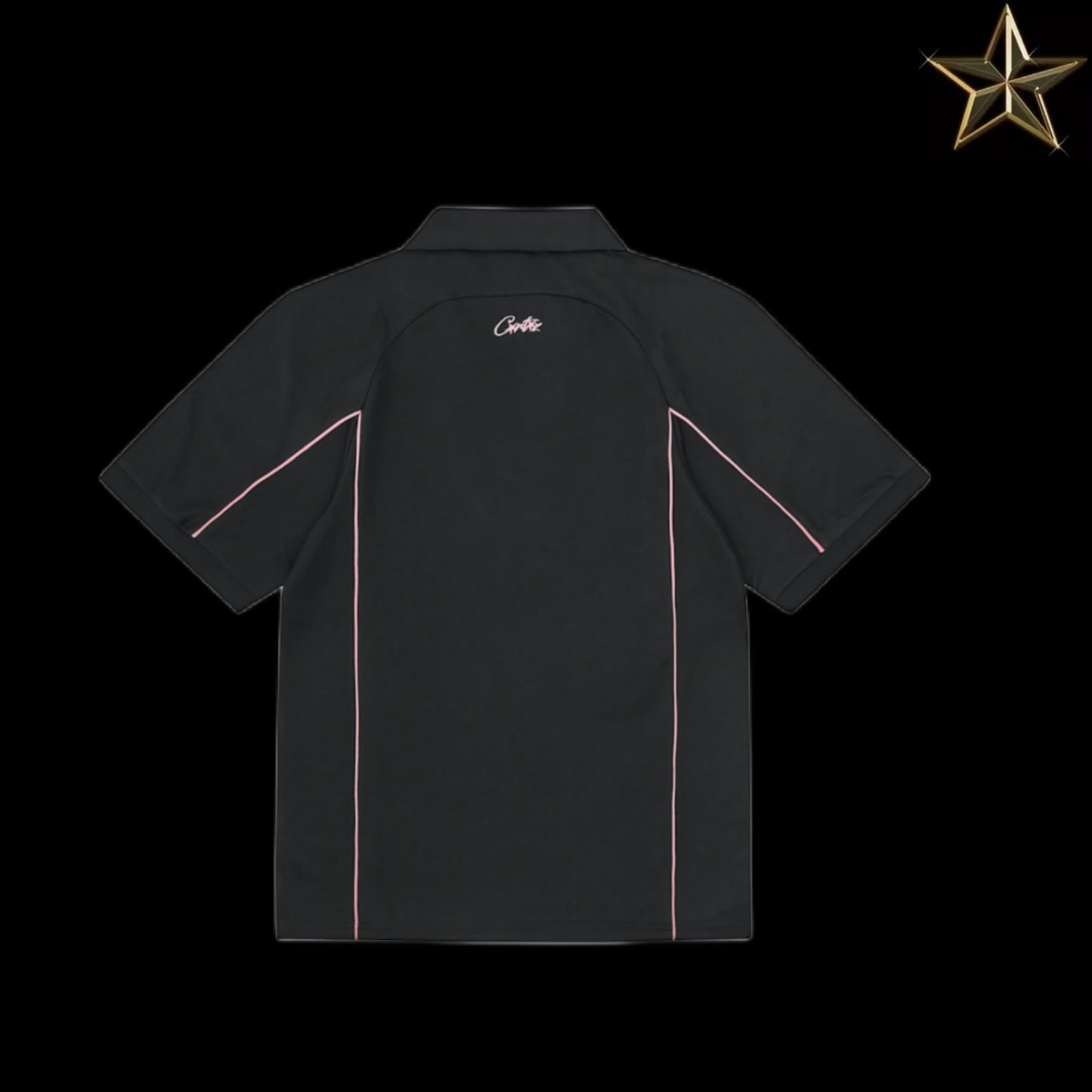 Corteiz Talismo Football Jersey - Black and Pink