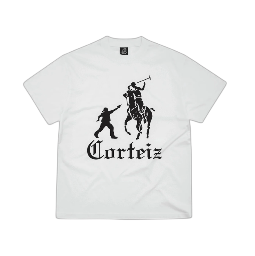 Corteiz Jack Boys Tee - White/Black