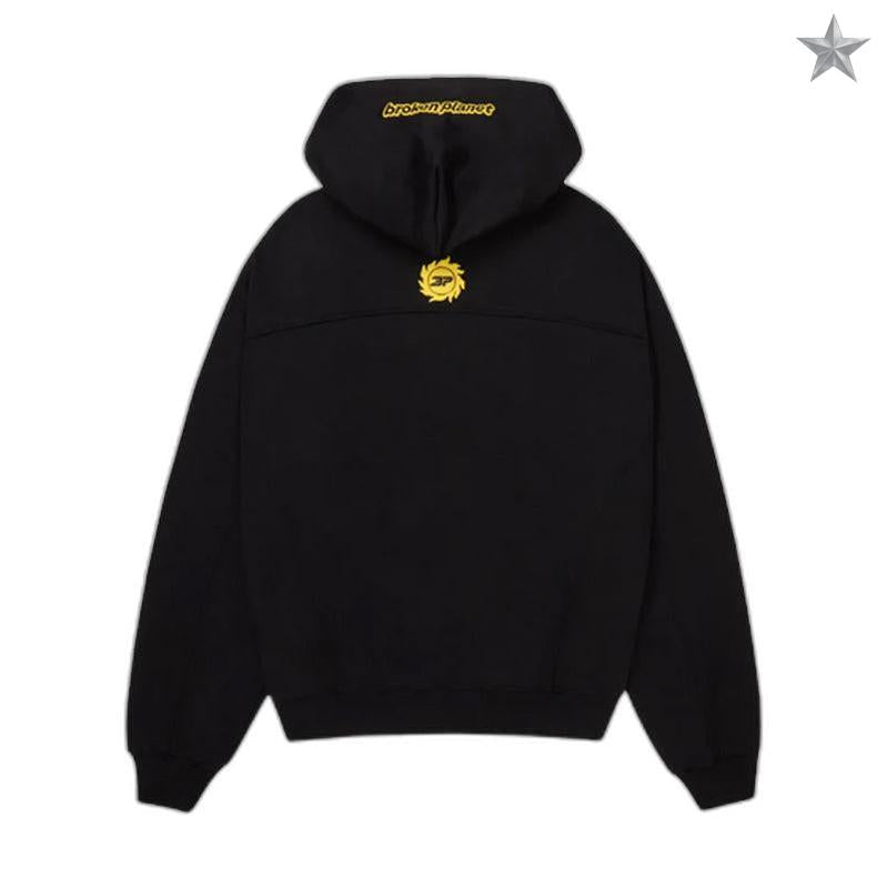 Broken Planet Cosmic Speed Hoodie - Midnight Black