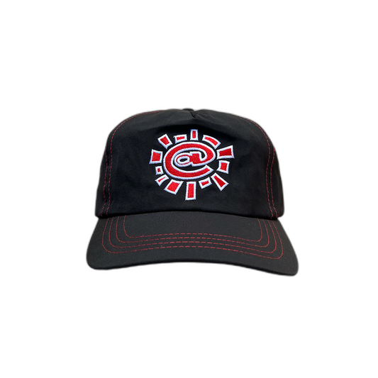 ADWYSD Nylon @Sun Cap - Black/Red
