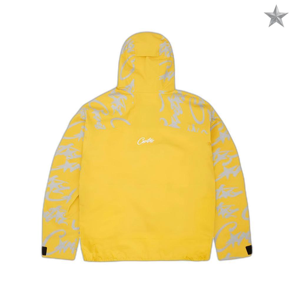 Corteiz Elitework Waterproof Jacket - Yellow