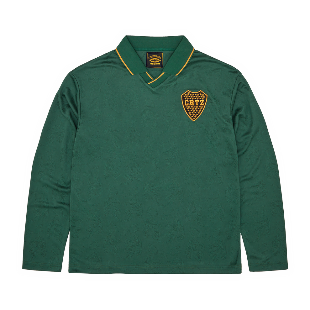 Corteiz Boca Senior Long Sleeve - Forest Green