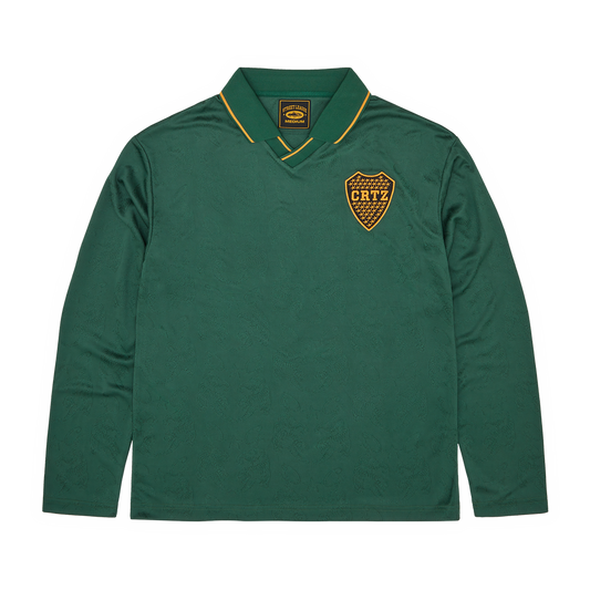Corteiz Boca Senior Long Sleeve - Forest Green
