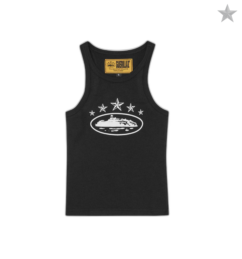 Corteiz Black 5 Starz Tank Top Women's