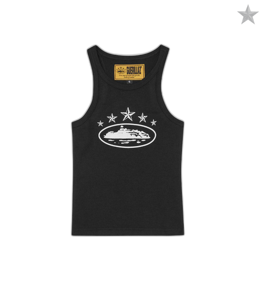 Corteiz Black 5 Starz Tank Top Women's