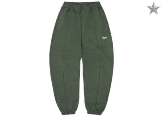 Corteiz HMP V2 Bottoms Sweatpants -  Forest Green