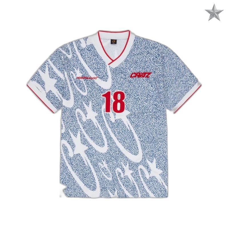 Corteiz RTW Stellar Football Jersey - Glacier Blue