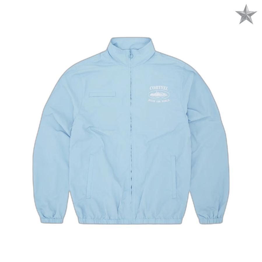 Corteiz Shukushuku Track Jacket - Baby Blue